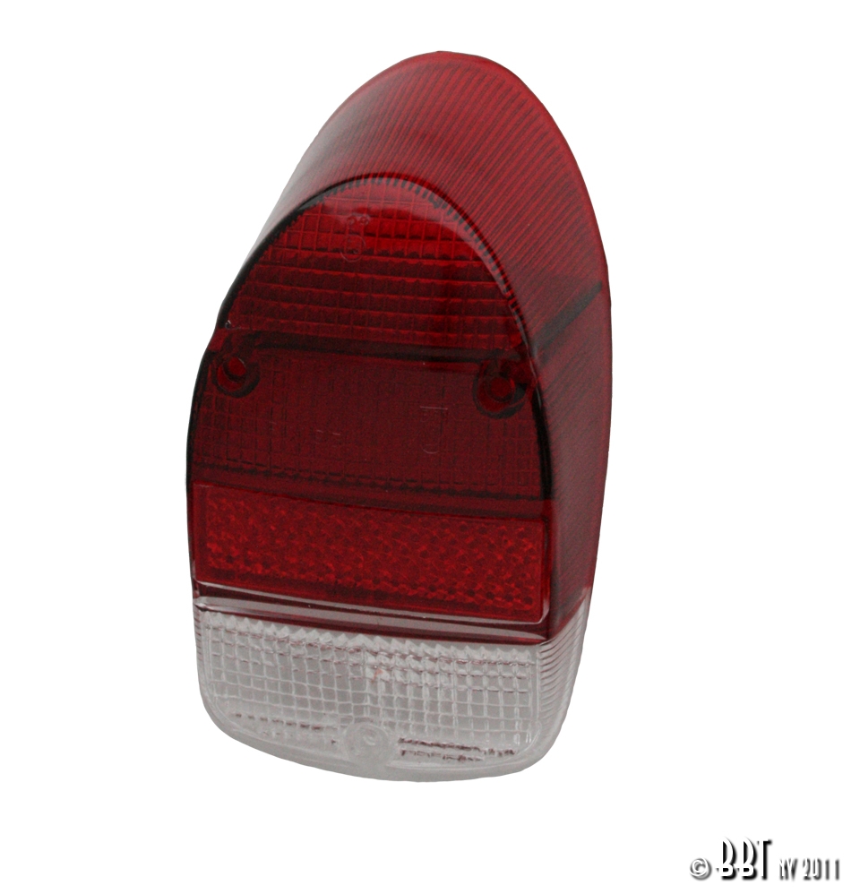 Us Spec Beetle Tail Light Lens 1968 73 Red And White Lens Top Quality Cool Air Vw 7571